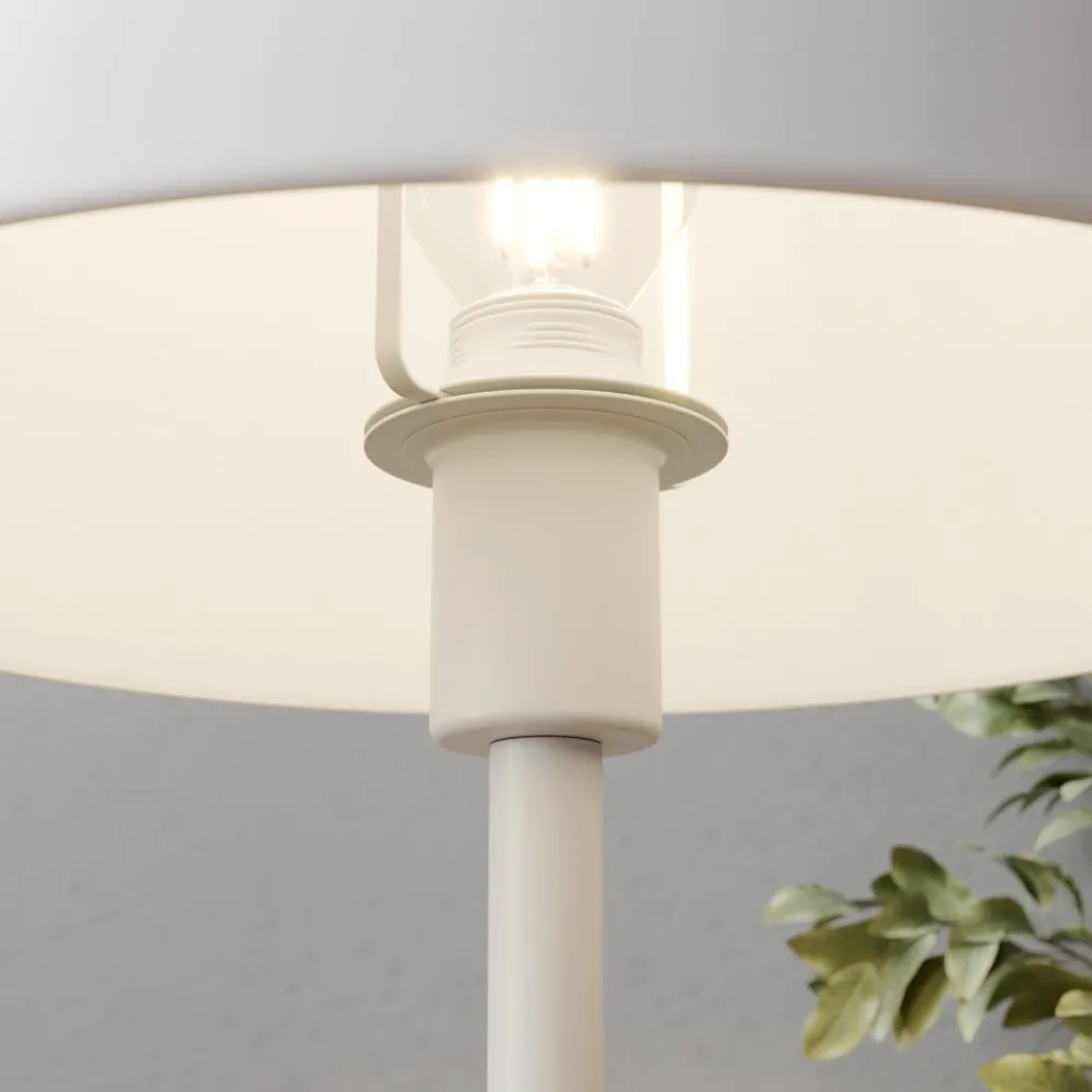 Dyberg Larsen Stockholm bordlampe E14, 43 cm hvit| Bordlamper