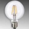 Sylvania E27 6 W 827 LED-Globe G80 klar| E27 Pærer|Filament Pærer