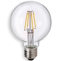 Sylvania E27 6 W 827 LED-Globe G80 klar| E27 Pærer|Filament Pærer