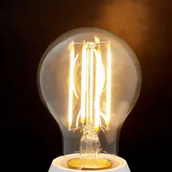 Lindby E27 LED-filament 7W 806lm 2 700 K klart 3 stk| Filament Pærer|Filament Pærer