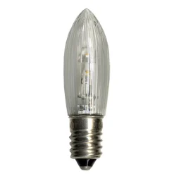 STAR TRADING E10 0,2W 10-55 LED reservepære 3-pk stearinlysform| Julebelysning|Andre Pærer
