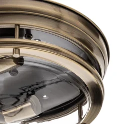 Searchlight Edinburgh taklampe i antikkmessing Outlet