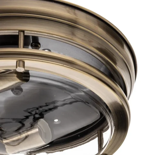 Searchlight Edinburgh taklampe i antikkmessing Outlet