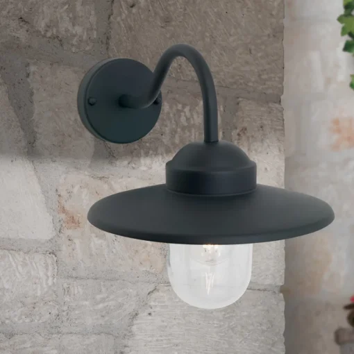 ORION Edward utendørs vegglampe i vintage-stil, antrasitt Clearance