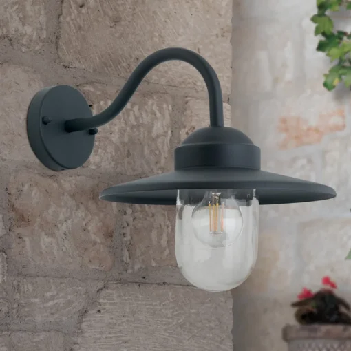 ORION Edward utendørs vegglampe i vintage-stil, antrasitt Clearance