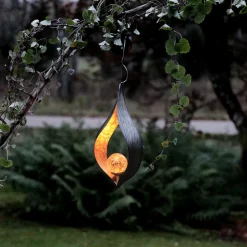 STAR TRADING Effektiv LED-solcellelampe Melilla for oppheng Online