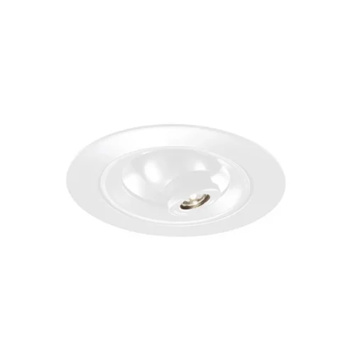 Egger Licht EGG DLS LED innfelt spot Riga Zooom, rund, hvit, 3 000K Best