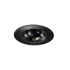 Egger Licht EGG DLS LED innfelt spot Riga Zooom, rund, svart, 2700K New