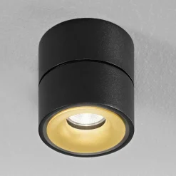 Egger Licht EGG DLS LED-downlight Clippo S, svart-gull Discount