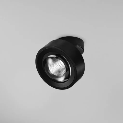Egger Licht EGG DLS LED-spot Clippo Optic, svart/svart, Ø12cm, DTW| Butikkbelysning