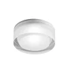 Egger Licht EGG DLS Phoenix innfellingslampe, hvit, Ø 9 cm, akryl 3 000 K| Led-Utendørs|Taklamper Utendørs