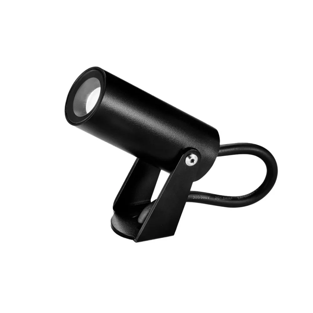 Egger Licht EGG DLS spot med jordspyd Arktis Mini, svart, aluminium 3 000 K Online