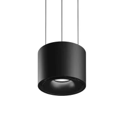 Egger Licht EGG hengelampe Clippo svart/svart Ø 10 cm DALI DTW| Butikkbelysning