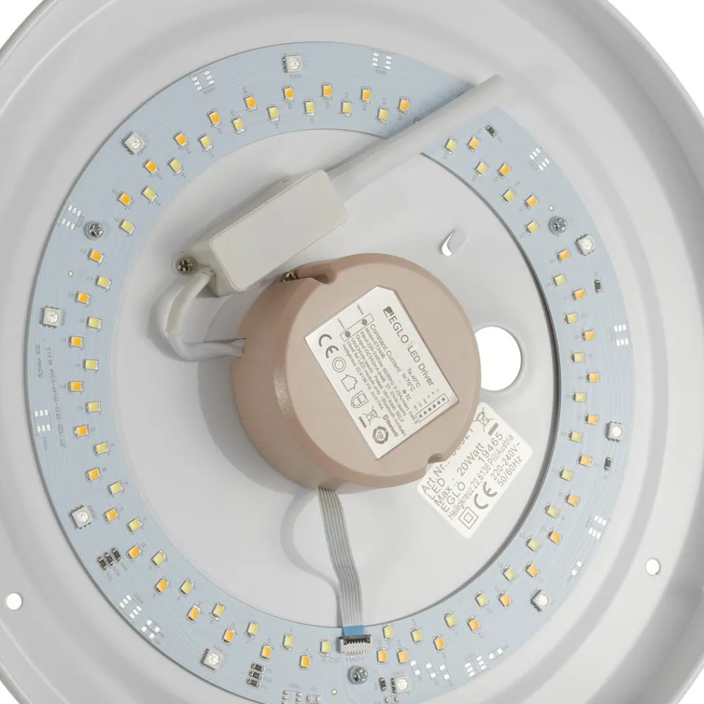 EGLO connect Capasso-C LED-taklampe hvit-krom| Smarthus Belysning