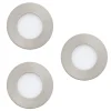 EGLO connect Fueva-C LED innfelt spotlight 8,6 cm, sett med 3 stk Discount