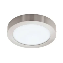 EGLO connect Fueva-C taklampe rund 22,5 cm nikkel| Smarthus Belysning