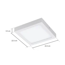 EGLO connect Fueva-D taklampe 22,5 cm hvit