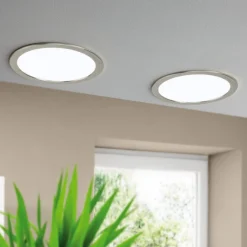 EGLO connect Fueva-Z innf.lampe 21,6 cm nikkel Outlet