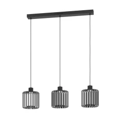 EGLO connect LED-hengelampe Ginestrone-Z, 3 lyskilder, svart Online