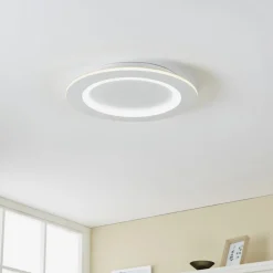 EGLO connect LED-taklampe Padrogiano-Z, Ø 45 cm, hvit| Smarthus Belysning