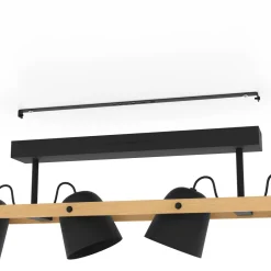 EGLO connect LED-taklampe Hornwood-Z, 4 lyskilder, svart New