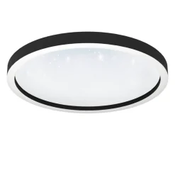 EGLO connect Montemorelos-Z, RGBW, svart, Ø57cm| Smarthus Belysning