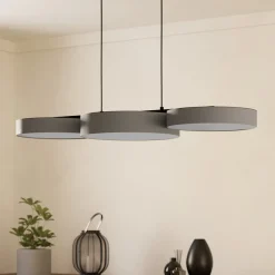 EGLO connect Smart LED-hengelampe Barbano-Z, grå Best