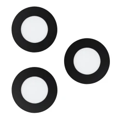 EGLO connect Smart LED-innfellingslampe Fueva-Z, svart, 3 stk Hot