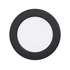 EGLO connect Smart LED-innbyggingslampe Fueva 6-Z, svart, Ø12cm| Smarthus Belysning
