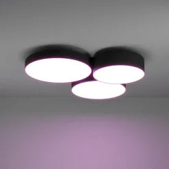 EGLO connect Smart LED-taklampe Barbano-Z, svart| Smarthus Belysning