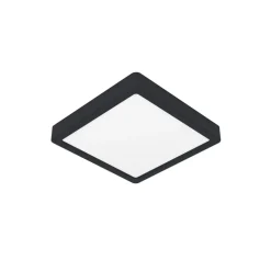 EGLO connect Smart-LED-utenpåliggende lampe Fueva 6-Z, svart, 22 cm| Smarthus Belysning