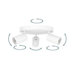 EGLO connect Telimbela-Z taklampe 3 lysk, hvit Outlet