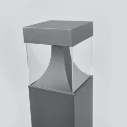 Lucande Egon LED-pullertlampe med kantet lampekropp