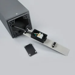 Lucande Egon LED-pullertlampe med kantet lampekropp