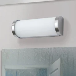 ORION Eksklusiv VETI vegglampe for bad 25,5 cm i nikkel| Vegglamper