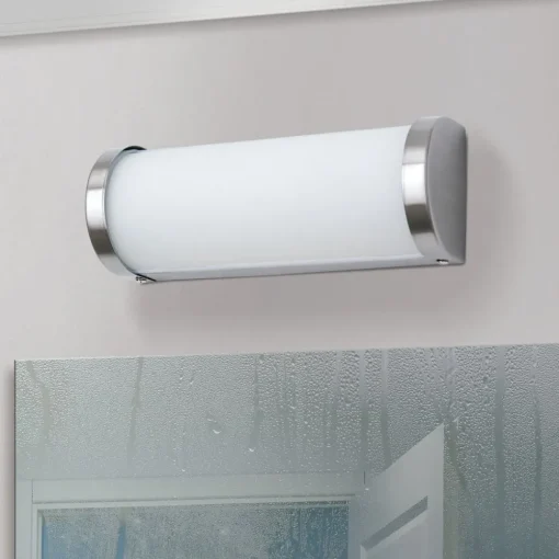 ORION Eksklusiv VETI vegglampe for bad 25,5 cm i nikkel| Vegglamper