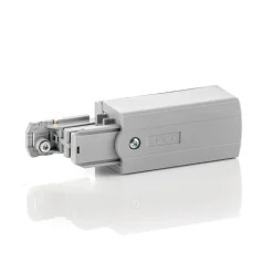 GLOBAL Endetilkobling venstre for strømskinne Noa grå| Skinnesystem