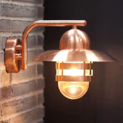 Nordlux Energisparende vegglampe Nibe, kobber Best