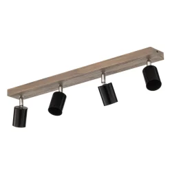 Envostar Alara Spot 4fl. 69x8cm furugrått Clearance