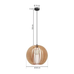 Envostar Clay hengelampe i bjørkekryssfiner Ø 40 cm Discount