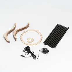 Envostar Faje gulvlampe av kryssfinér bjørk| Gulvlamper