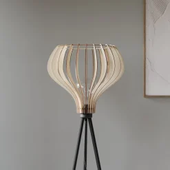 Envostar Faje gulvlampe av kryssfinér bjørk| Gulvlamper