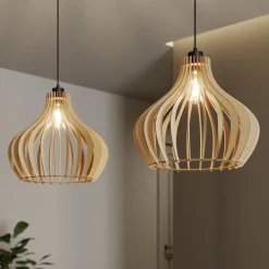 Envostar Faje pendellampe, bjørkekryssfiner, 2fl| Pendellamper