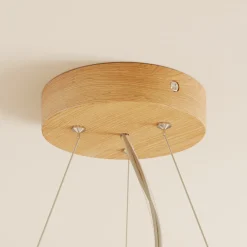 Envostar hengelampe Kerio, Ø 47 cm, eik Hot