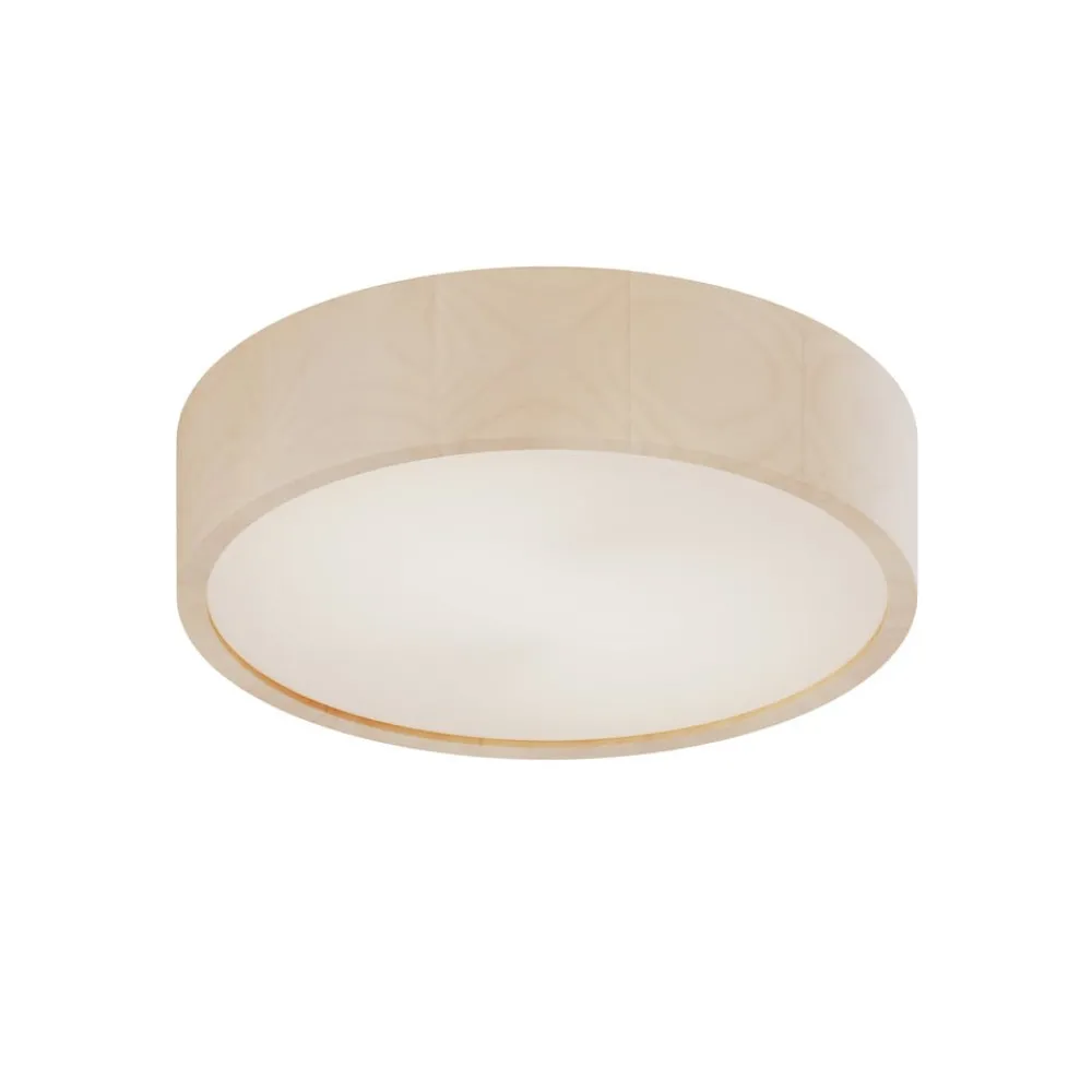 Envostar Kerio taklampe, Ø 37 cm, furu natur| Design- Og Hotellbelysning