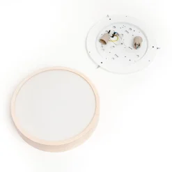 Envostar Kerio taklampe, Ø 37 cm, furu natur| Design- Og Hotellbelysning