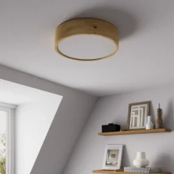 Envostar taklampe Kerio, Ø 37 cm, eik natur| Design- Og Hotellbelysning|Taklamper