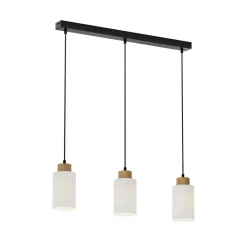 Envostar Talia pendellampe eik/hvit 3fl linea Online