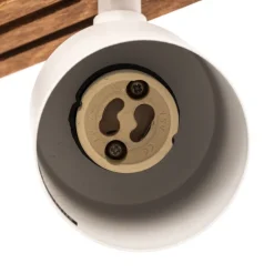 Envostar Tino Downlight 6 lyskilder hvit/tre| Taklamper|Spotter I Tak