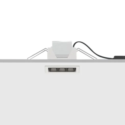 ERCO Compar innfelt wide flood hvit 12cm 10W 930| Skinnesystem